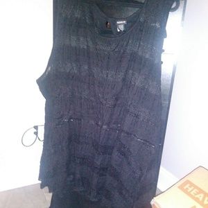 Torrid pace black top sleeveless